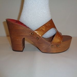 By Angels Size 8.5 Eur 38.5 VERNICE Bronze Sandals